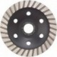 Plateau diamanté Power Duo Ø 125 mm 2 rangées Alésage 22,2 mm FORTIS