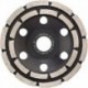 Plateau diamanté Power Turbo Ø 125 mm 1-rangé Turbo Alésage 222 mm FORTIS