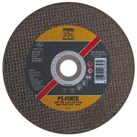 Meule à tronçonner droite A46PPS 125x1,6mm PFERD 1 PCS