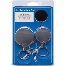 Porte clés-Set 30492+30493 corde acier