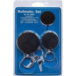Porte clés-Set 30496+30497 corde acier