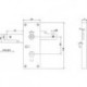 Porte de garage-Schloss Bever 8301 PZ60/9 noir