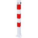 Poteau 70x70 noir et rouge 900 mmZ