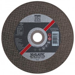 Disque à tronçonner SG-ELASTIC pour l'usinage de l'acier, Ø x Épais. : 115 x 2,4 mm, Modèle Coudé, Vitesse maxi. 13300 tr/mn