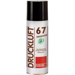 Pulvérisation de gaz comprimé 340 ml - DRUCKLUFT 67 (Par 12)