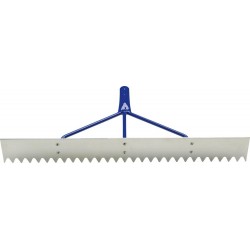 Racloir béton ALU 600 mm denté