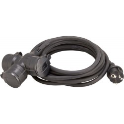 Rallonge électrique 3-fachH07RN-F3G15 10m FORTIS