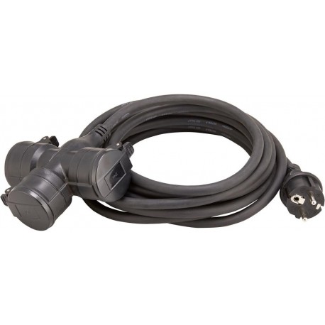 Rallonge électrique 3-fachH07RN-F3G15 10m FORTIS
