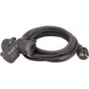 Rallonge électrique 3-fachH07RN-F3G15 10m FORTIS