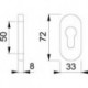 Rosace oval 29067 8mm
