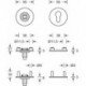 Rosace porte ASL 0 17 1736rundF69 matt