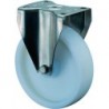 Roulette 100mm HS110 plaque Kst. blancERRL HS110.B14.100