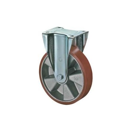 Roulette 125mm LB510.B90 plaque Polyure GussKL LB510.B90.125