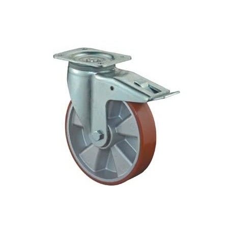 Roulette 125mm LB520.B90Pl.Polyure GussKLFest LB520.B90.125