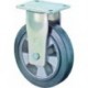 Roulette 160mm RR110.B80 plaque souple S noir KL RR110.B80.160