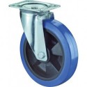 Roulette 200/42mm L400 PlatteElastik bleuRL L400.B61.201