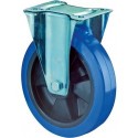 Roulette 200/42mm L410 souple bleuRL L410.B61.201