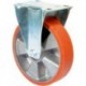 Roulette 200mm L410.B90 plaque Polyure GussKL L410.B90.202