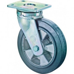 Roulette 300mm RR100.B80PlatteElastik S noir KL RR100.B80.300