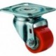 Roulette 35mmA600 PlattePolyurethanradKL A600.C10.035