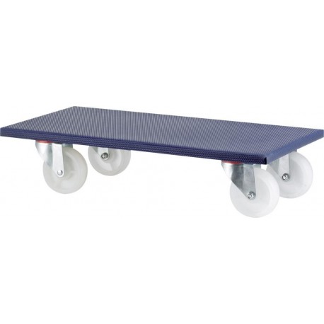Roulettes de transport 600x300mm600kg roue plas.100 mm