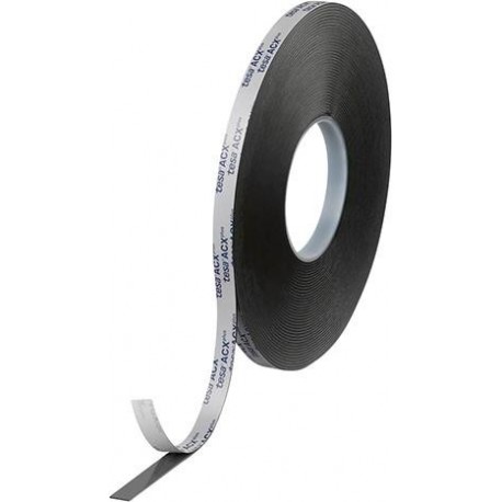 Ruban adhésif double face 7076 noir 18m x 12mm (Par 6)