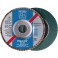 Meule-éventail Ø 115 mm (13300 tr/mn), POLIFAN® SG-ZA, bombée, Grain : 40