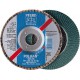 Meule-éventail Ø 125 mm (12200 tr/mn), POLIFAN® SG-ZA, bombée, Grain : 60