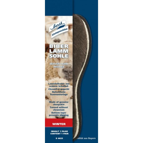 Semelle Biber Lamm Sohle Taille 45