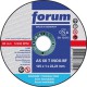 Disque à tronçonner droit, acier inoxydable, Ø x Épais. : 125 x 1,0 mm, Vitesse maxi. 12200 tr/mn