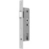 Serrure à mortaiser 0007 lPZ D40 E7220 carré argenté laqué