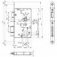 Serrure à mortaiser anti-panique PZ65/72/920rd PAF-EB-2326 DRERmatt