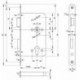 Serrure à mortaiser anti-panique PZ65/72/924rd PAF-E1201DL verz
