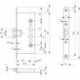 Serrure à mortaiser anti-panique PZ65/72/924rd.PAF-DB-1125DL-DR vz