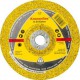 Disque à ébarber A 24 Extra pour l'usinage de l'acier, Ø x Épais. : 230 x 8,0 mm, Modèle Coudé, Vitesse maxi. 6600 tr/mn