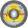 Disque à ébarber A 46 N Supra pour l'usinage de l'aluminium, Ø x Épais. : 115 x 6,0 mm, Modèle Coudé, Vitesse maxi. 13300 tr/mn