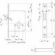 Serrure à mortaiserW.PZ D5520ktg.0371Zirk.ERgeb