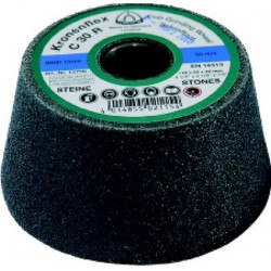 Meule boisseau A 30 R Supra/C 30 R Supra, Type : C 30 R Supra, Ø x hauteur x alésage 110 x 55 x 22,23 mm, Vitesse maxi. 8600 tr/mn