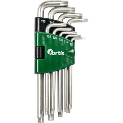 Set clé allen 9 unités TX10-50 FORTIS