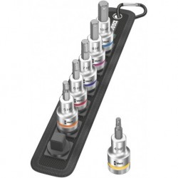 Set Douille 1/2 Innen 6 coté avec fonction HOLD 6-pièces Wera