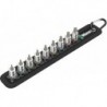 Set Douille avec fonction HOLD 1/4 Torx 9-pièces Wera