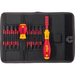 Set lame interchangeable slimVario VDE 18-pièces Wiha