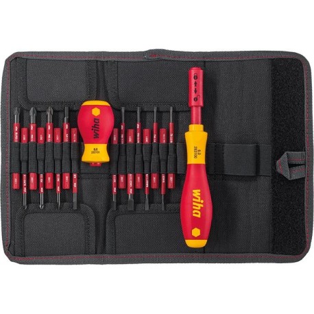 Set lame interchangeable slimVario VDE 18-pièces Wiha