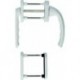 Set poignée porte 099KH/66N/U26/0710F9016 N12AW7PZ 68-73mm