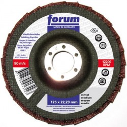 Meule-éventail non-tissée Ø 115 mm (13300 tr/mn), bombée, Degré de finesse : grossier