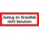 STRECKEN -Aufzug im Brandfall n. b.Folie selbstk 148x52