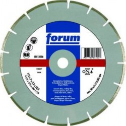 Meule tronçonneuse diamantée, soudée au laser, avec concentration diamantée moyenne, Ø x alésage : 230 x 22,23 mm, Taille de segment H x l 10 x 2,6 mm