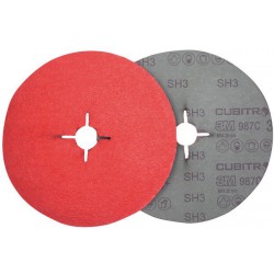 Meule en fibre Cubitron II 987C 180mm P080+ 3M 1 PCS