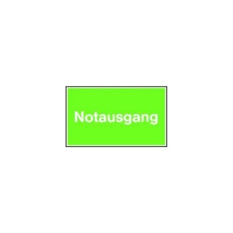 STRECKEN - Rettungsschild 250x150mm Notausgang