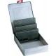Coffret métallique, vide, Pour Ø de foret : 6,00-10,00 mm, Nombre de forets 41 pièce, Pas 0,1 mm